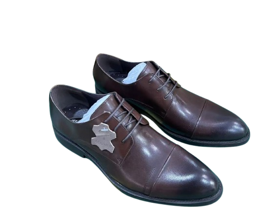 Ricky Gift Men’s Lace Up Formal Shoes-Dark Brown