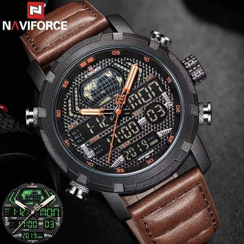 NAVIFORCE Men Waterproof Sport Watches