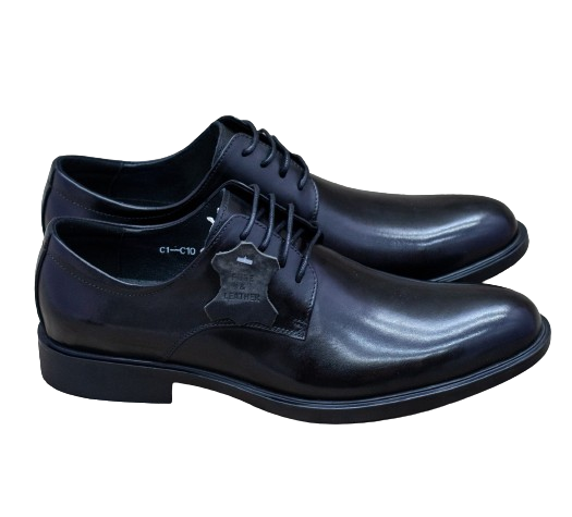 Formal Italian Men’s Leather Shoes- Classic Black