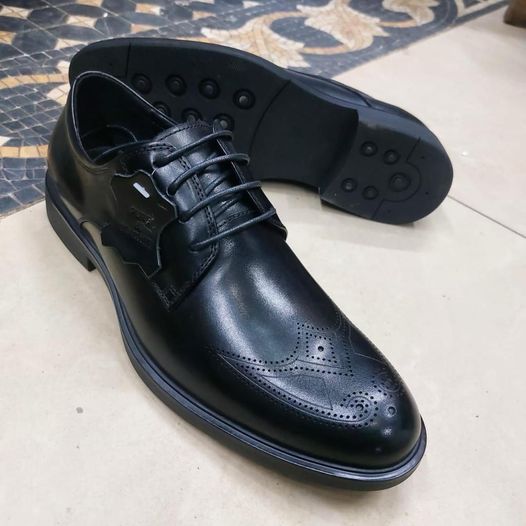 Ricky Gift Official Men Shoelace Black Shoes