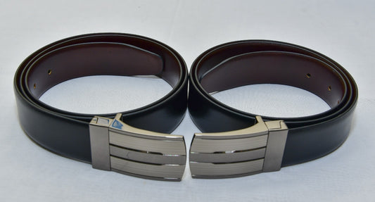 Fashion Classical 2-in-1 Belt Buckle Genuine Leather Belt