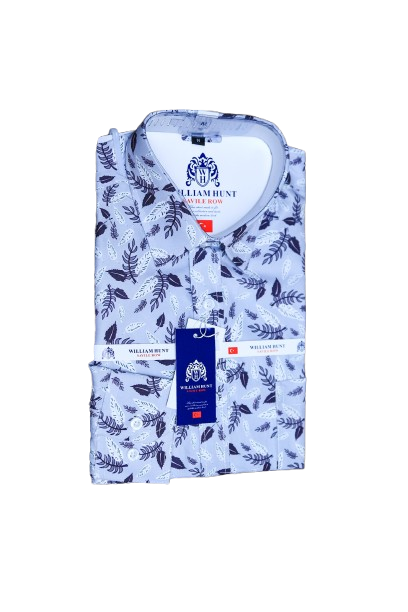 Men’s Floral Shirt Blue
