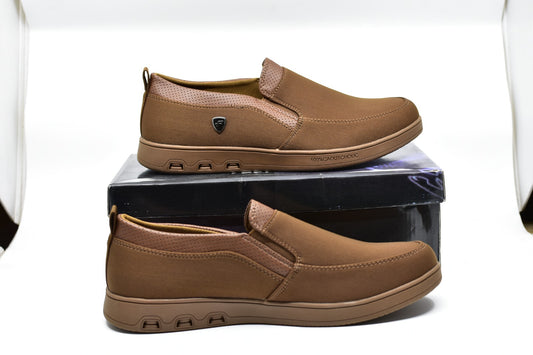 Men Khaki Brown Rubber Outdoor Shoe
