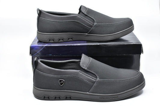 Men Grey Rubber Outdoor Shoe