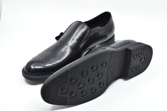 Ricky Gift Men Official Black Shoe -No Lace