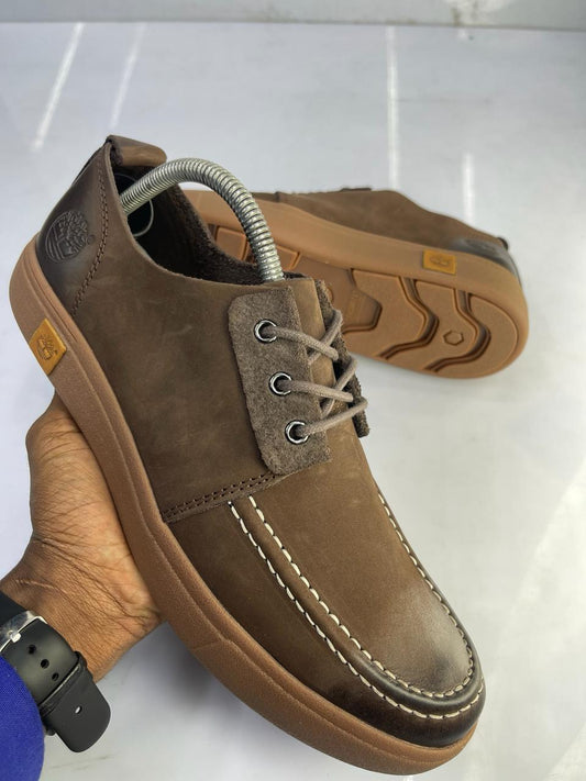 Coffee Brown Loafer Rubbers Sole