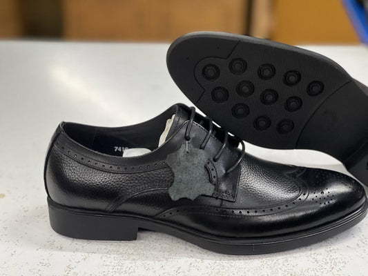 Ricky Gift Men Oxford Black Shoes