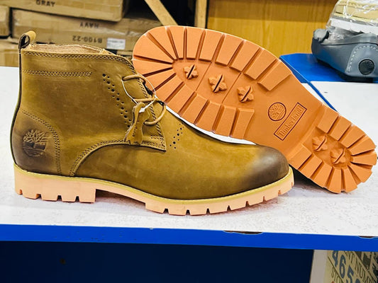 Brown Timberlands Men Boots