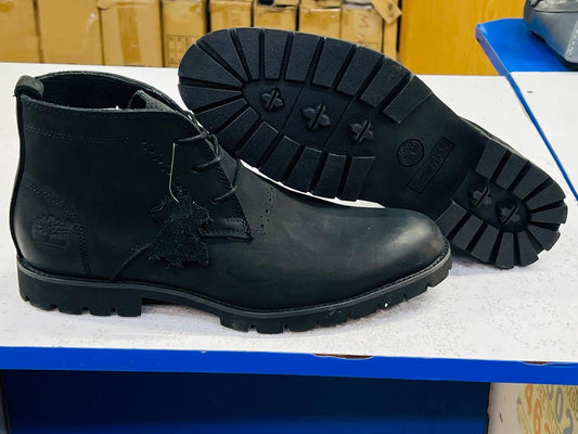 Black Timberlands Men Boots