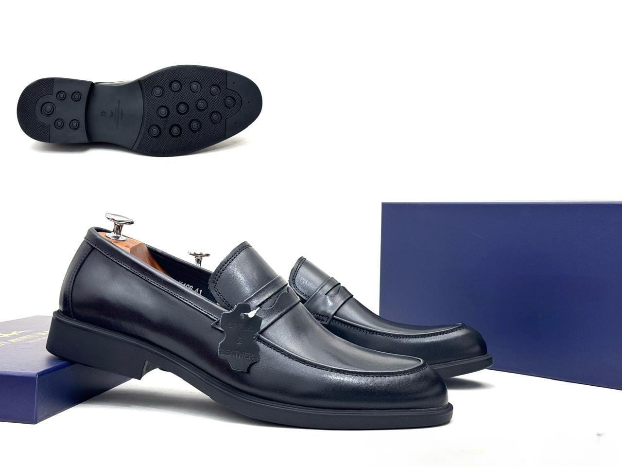 Ricky Gift Men's Black Official Shoes