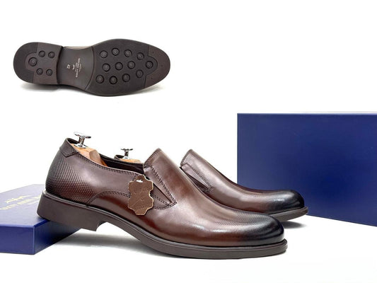 Slip-On Shoes in Brown