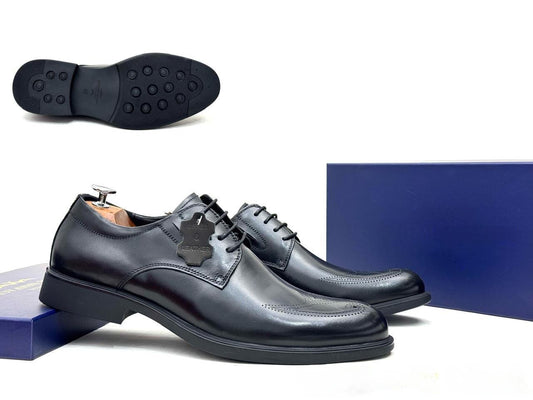 Ricky Gift Black Oxford Men Shoes