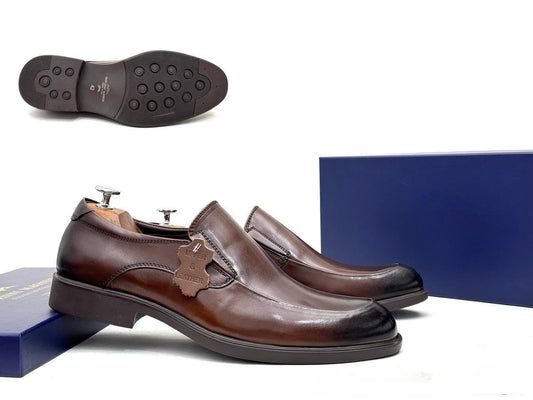 Formal Italian Men’s Leather Shoes- Classic Brown