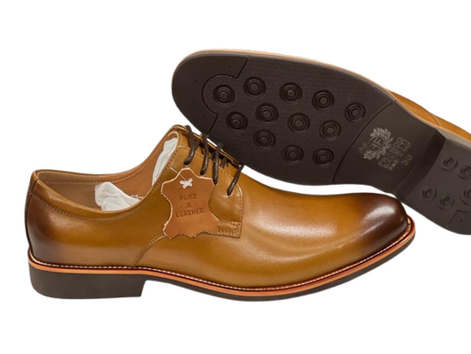 Ricky Gift Men Laced Official Shoe Brown