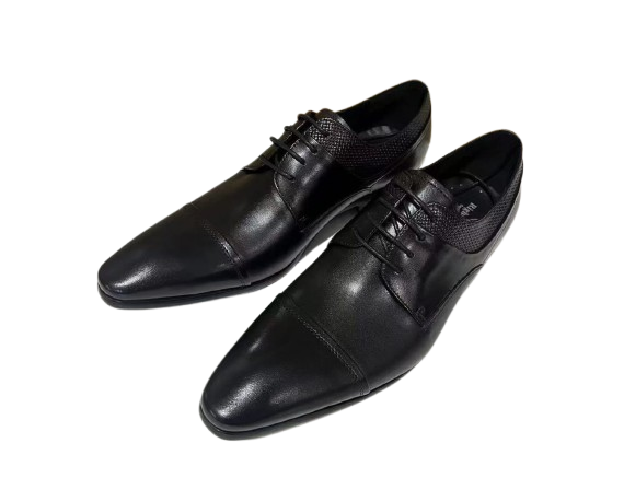 Ricky Gift Men’s Lace Up Formal Shoes-Slim Black