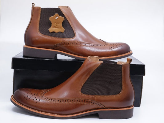 Men’s Casual Franco Banetti Boots-Brown