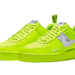 Fashion Sneakers-Lime Green & Grey