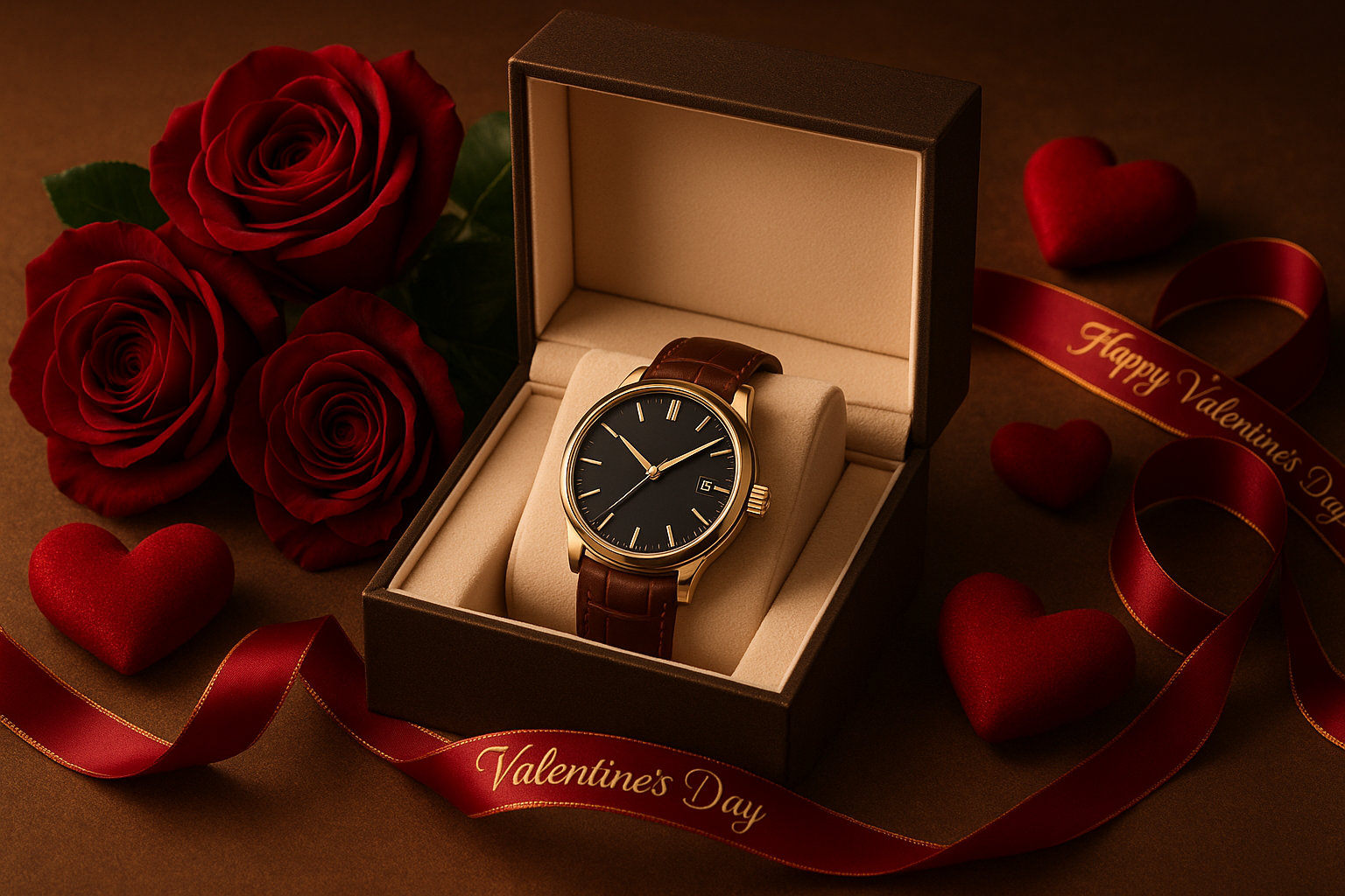 valentine watch gift package